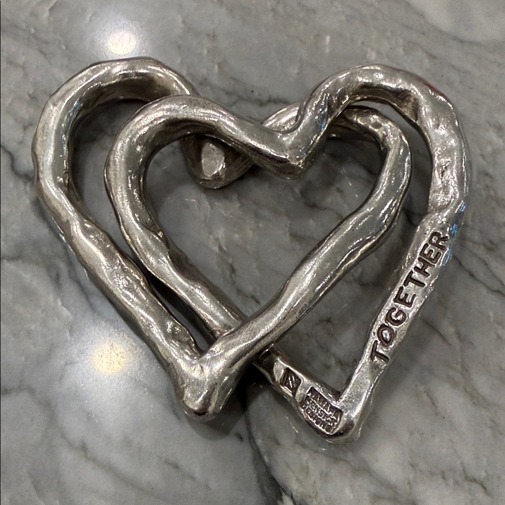 Tamara Hensick Designs Pewter Heart-Shaped Sculpture